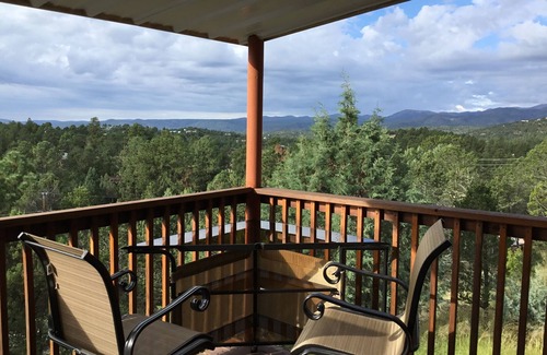 Ruidoso Cabin | Raindance Retreat Hot Tub and Views