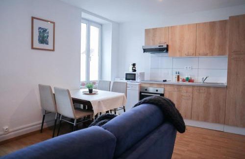 Mulhouse Apartment | RDC Parfait pour halte et séjour 2 chambres, tram-train, autoroute à proximité, parking gratuit