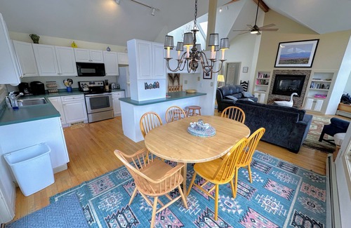 Twin Mountain House | RE90 Private riverfront family retreat in Bretton Woods - slopeside home, AC, fast WiFi, and views