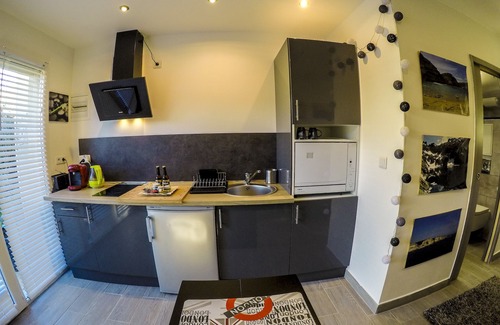 Patrimonio Apartment | recent studio with garden 5 minutes from beaches