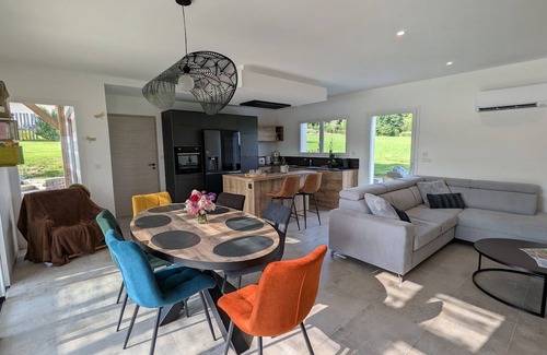 Dounoux Cottage | Refined holiday home with terrace and shared pool