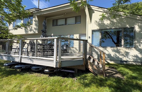 Lake Township House | Relax and play in the blue waters of Crystal Lake