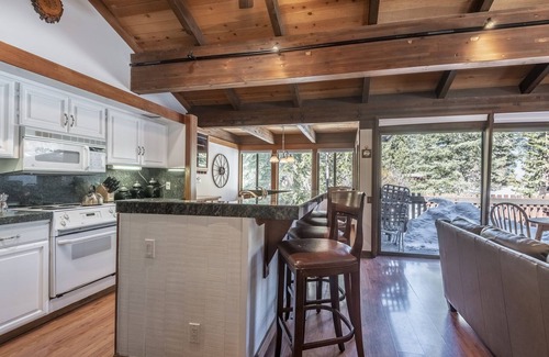 Tahoe Tavern Condo | Relax in the peaceful Tahoe Taverns complex, just a short walk to Tahoe City!
