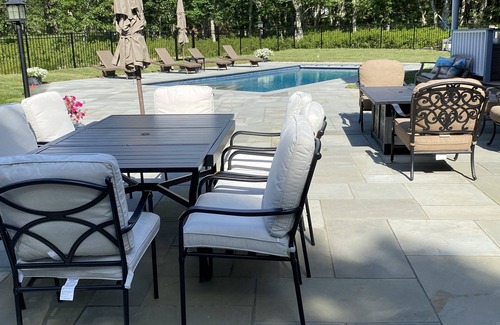 Lagoon Heights House | Relax & Renew at Luxury Villa with Heated Pool & Hot Tub,Tennis,Bikes,Firepit!