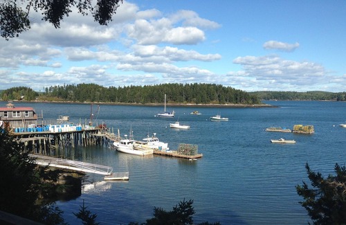 Sebascodegan Island Apartment | Relax, renew. oceanfront panoramic views, explore the backyard tidal pools.