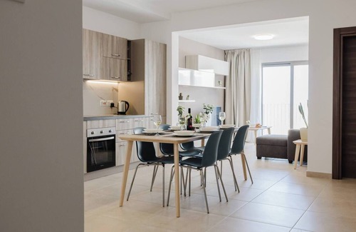 Mellieħa Heights Apartment | Relax with the whole family at this beautiful place to stay! We offer a beautiful apartment for rent in Mellieha, furnished with love right next to of the most beautiful Bays of the Island (Ghadira Bay, Golden Bay, Paradise Bay, and Comino). T