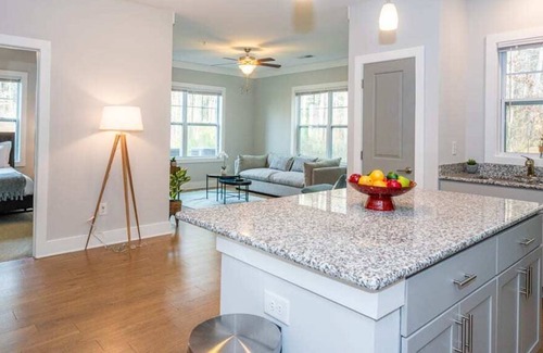 Morrisville Apartment | Relaxing 1BR with Gym and Balcony