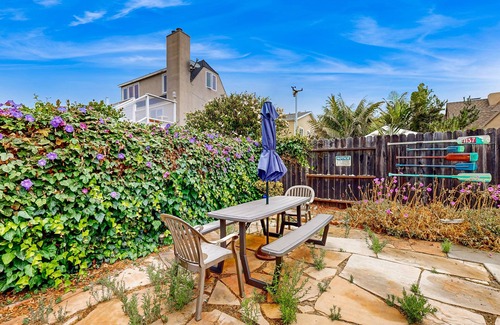 Pierpont Bay House | Relaxing duplex w/private fenced patio - 200 feet to Pierpont Beach