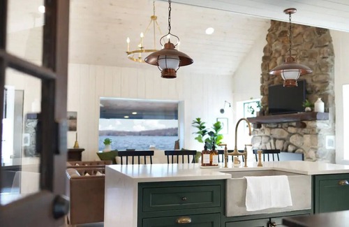 Highland Lakes House | Relaxing Luxury Lakefront Cozy Cabin with Private Dock and Family Focused Spaces