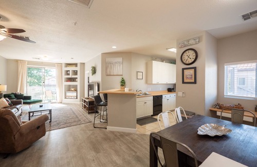 Superstition Lakes Condo | Relaxing THREE Bedroom Beautiful Condo. Overlooks Fountains And Greenery.