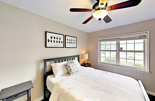Allandale House | Remodeled home in quiet Rosedale neighborhood w/ 2 living areas & luxe kitchen