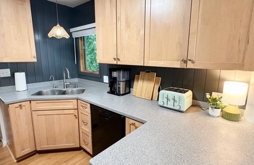 Forest Lake Cabin | Renovated Modern Lake Front Oasis/Dog Friendly w/fenced in area