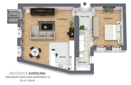 Prague 1 Apartment | Residence Karolina