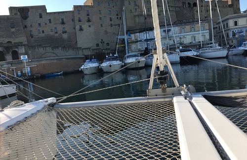 Borgo-Sanzio Boat Rental | Resort on board on Catamaran "Miragua" - in Catania (Duomo/Ex Dogana/Pescheria)