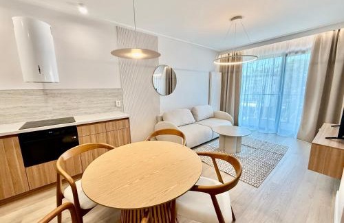 Niechorze Apartment | Rezydencja Niechorze D301 Boho Studio z Basenem i SPA - 5D Apartments