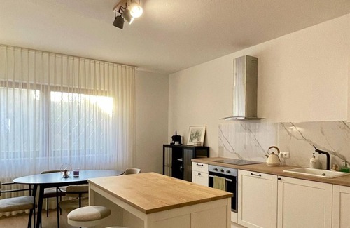 Gersfeld Apartment | Rhönchalet vacation apartment - apartment/apartment, shower, WC, living room/bedroom
