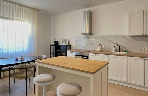 Gersfeld Apartment | Rhönchalet vacation apartment - apartment/apartment, shower, WC, living room/bedroom
