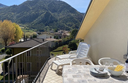 Idro Apartment | Right on the lake, view of the lake and mountains, 200m to store