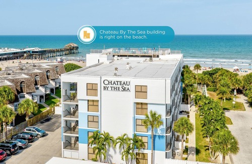 Banana River Estates Condo | Right on the Ocean - Ground Floor and Pet Friendly - Next to Pier