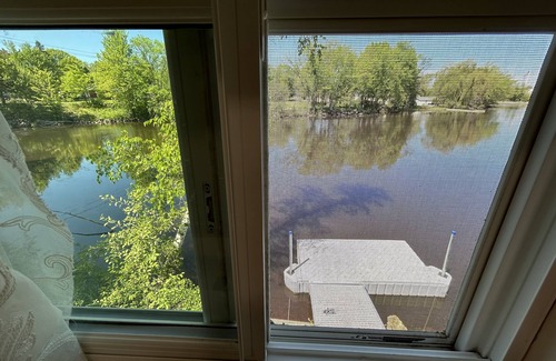 Rhinelander House | River's Edge, Wisconsin River home located in the city of Rhinelander