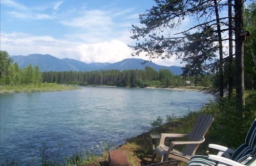 Columbia Falls Cabin | Riverfront cabin adjacent to Glacier National Park.