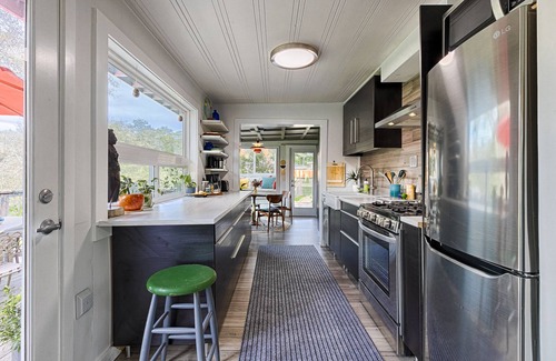 Duncans Mills Cottage | Riverfront cottage w/hot tub, lush gardens, privacy & river access, pets ok!