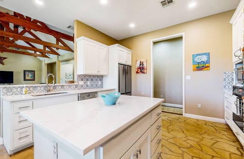 Seguin House | Riverfront home on Lake Seguin with dock, kayaks, beautiful views & air hockey