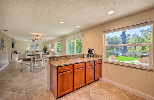 New Port Richey Cottage | Riverfront Home w/Putting Green & Boat Dock!