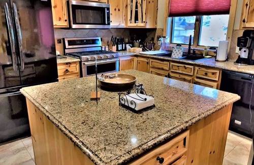 South Fork House | Riverfront home with amazing views, fireplace & washer/dryer