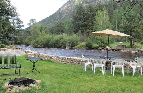 Estes Park Cabin | Rivers Edge "CATCH WILD TROUT" Discount 7 nights or more July and August 2025