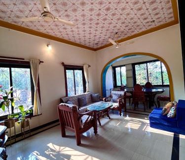 Parcem Apartment | Rivers Edge Retreat 2BHK Bliss Morjim Beach
