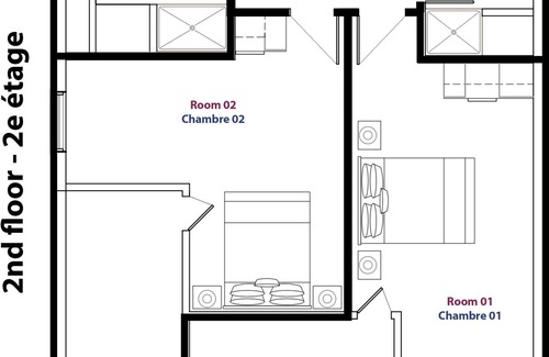 Montcalm House | Room 02 - Comfort in the heart of the Art District