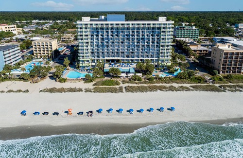 Myrtle Beach Resort | Room with Partial Ocean Views in South Myrtle Beach - Full Access to Amenities!