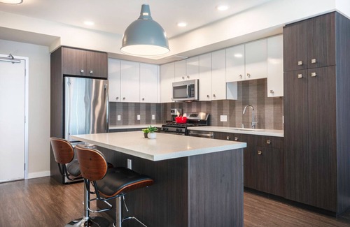 South of Market Apartment | Roomy SoMa 1BR w/ Gym, Roofdeck, BBQs, walk to Tech HQs by Blueground