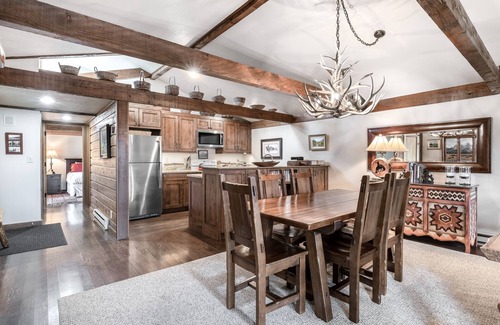 Jackson Hole House | Roomy townhome next to golf course with lovely deck & Teton views from living room