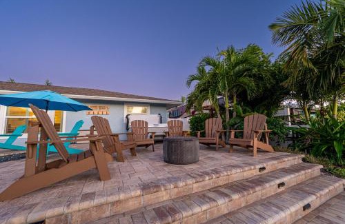Whitney Beach House | Royal Palm Paradise! Waterfront, Private Pool & Hot Tub, Boat Dock!