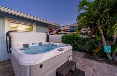 Whitney Beach House | Royal Palm Paradise! Waterfront, Private Pool & Hot Tub, Boat Dock!