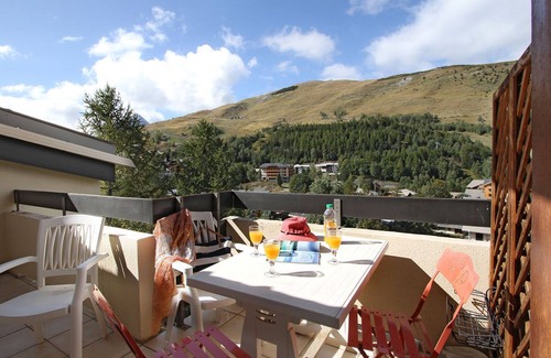 Mont-de-Lans Apartment | Rte Petit Plan | Superbe studio + Balcon avec vue