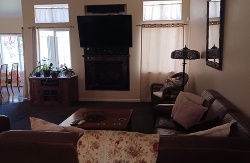Klamath Falls House | Running Y custom single level home with large deck for relaxing.