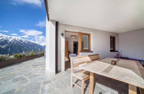 Castelbello-Ciardes Apartment | Rustic Apartment Vermoi on Mountain Farm with Terrace