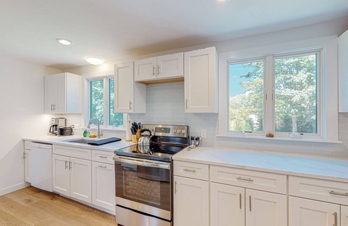 West of Town House | Sail Away Cottage | Dog-friendly house in Nantucket with indoor/outdoor living