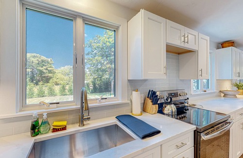 West of Town House | Sail Away Cottage | Dog-friendly house in Nantucket with indoor/outdoor living