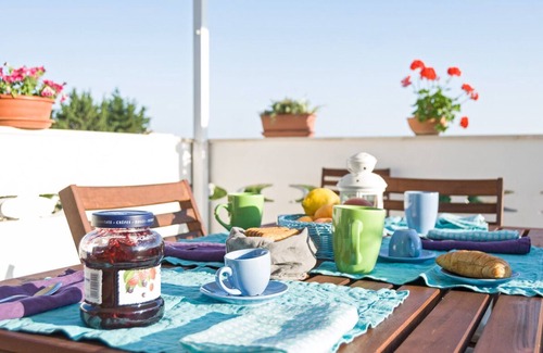 Padula Fede House | Salento Villa Emma - Light Blue Apartment: Sea View