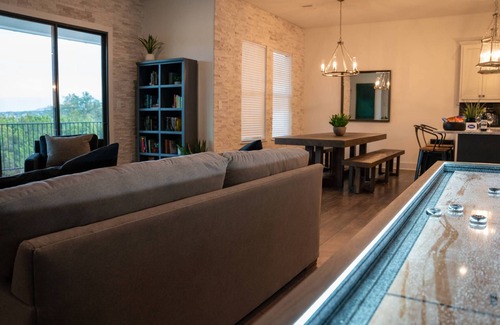 Point Venture House | Sanctuary On Lake Travis with private pool and outdoor jetted tub with golf cart
