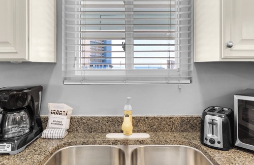 West Panama City Beach Condo | Sand Castles West A4: Steps to Beach, Pools, Private Balcony & More!