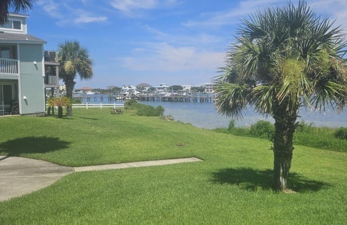 Villa Sabine Condo | Sand Dollar E111 – Bayfront Bliss in the Heart of Pensacola Beach