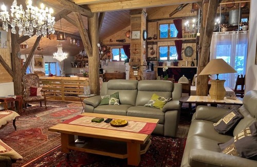 Araches-la-Frasse Ski Chalet | Savoyard farm renovated, authentic and warm. 150m2, cathedral ceilings