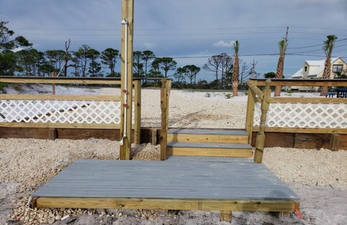 Cape San Blas RV Rental | Saylor's Sunset RV Lot Beautiful Gulf and Bayfront View w/Deeded Beach Access