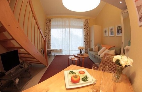 Mirow Apartment | Schneeeule 202 - Gemütliches Apartment Über 2 Ebenen im Aparthotel Mirow