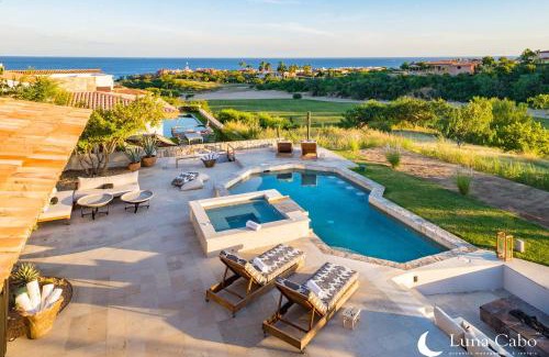 Cabo San Lucas Villa | Sea of Cortes Views Fire Pit Outdoor Living